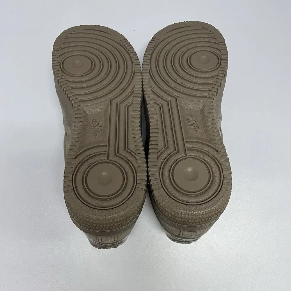 Nike Air Force 1 '07 Mink Brown Black HV4406 200 Size 9 Women Low Top Suede Shoe